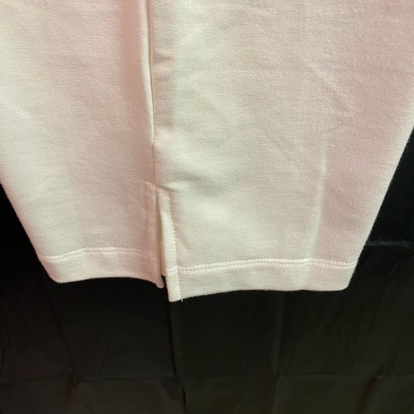 LOGO Lounge by Lori Goldstein Petite Crop Pants With Eyelet Alabaster XS Petite - Picture 6 of 7